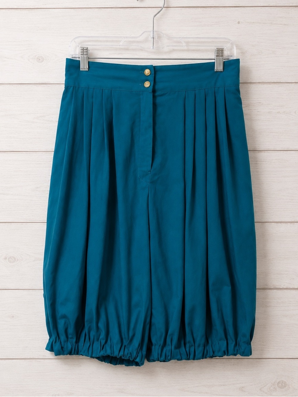 Vintage Kathie Lee Harem Pants Women’s 14 Teal Pleated Made in USA